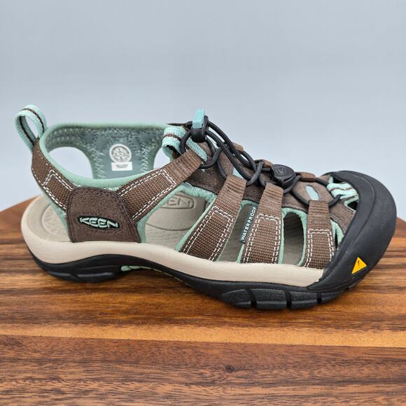Keen Shoes - Keen Newport H2 Sandals Women's 6 Brown Sage Blue Hiking Trail Sport Outdoor